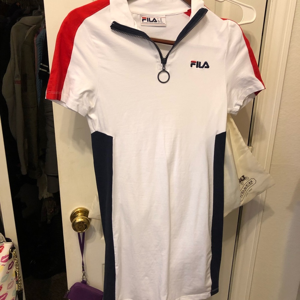 Fila white dress